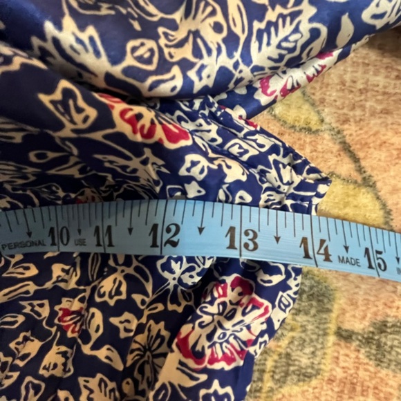 NWT Natalie Martin 100% Silk Naomi Floral Print Pelicano Blue Maxi Dress Size S - Picture 10 of 11